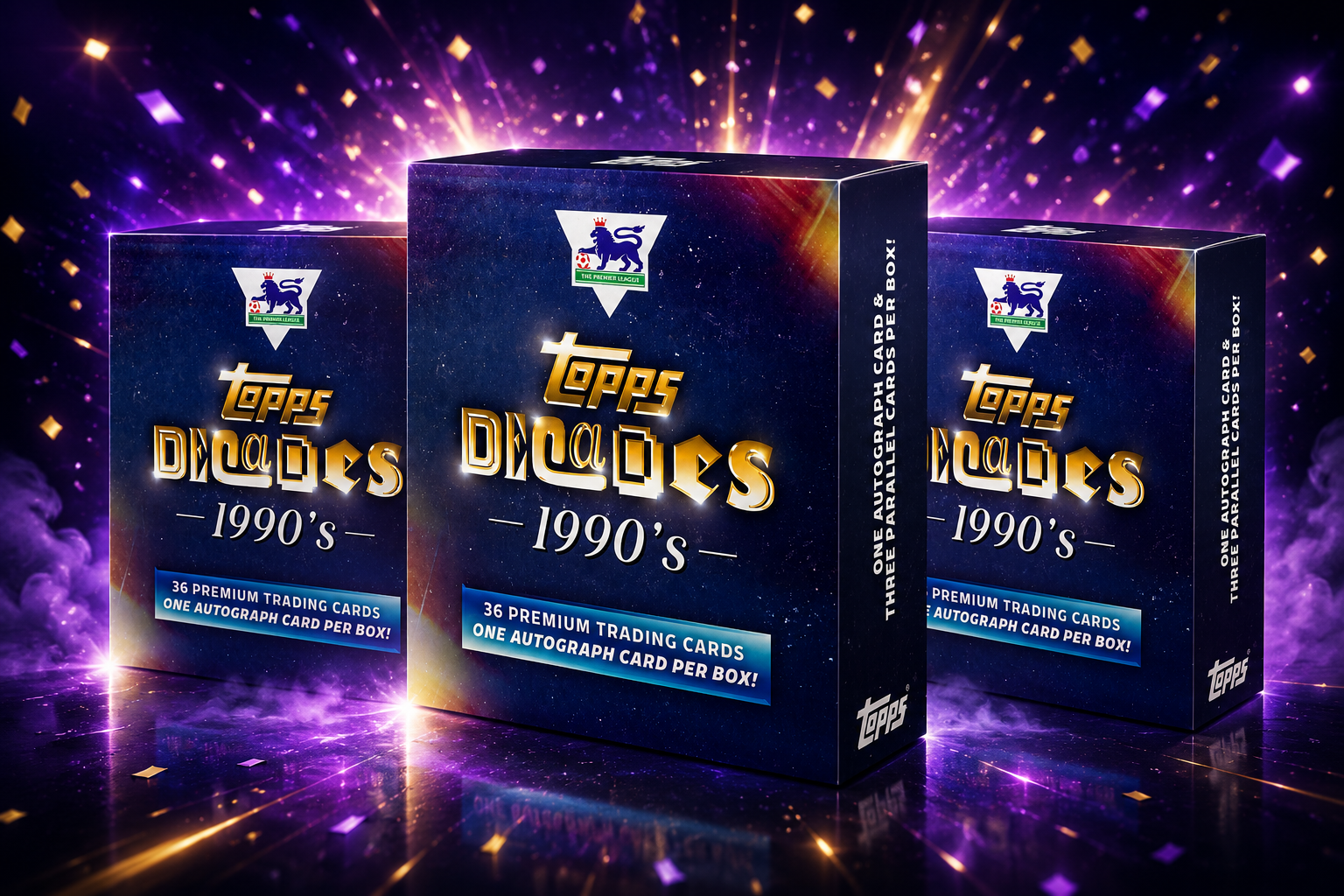 Break #1 3 x Topps Decades 90's Premier League